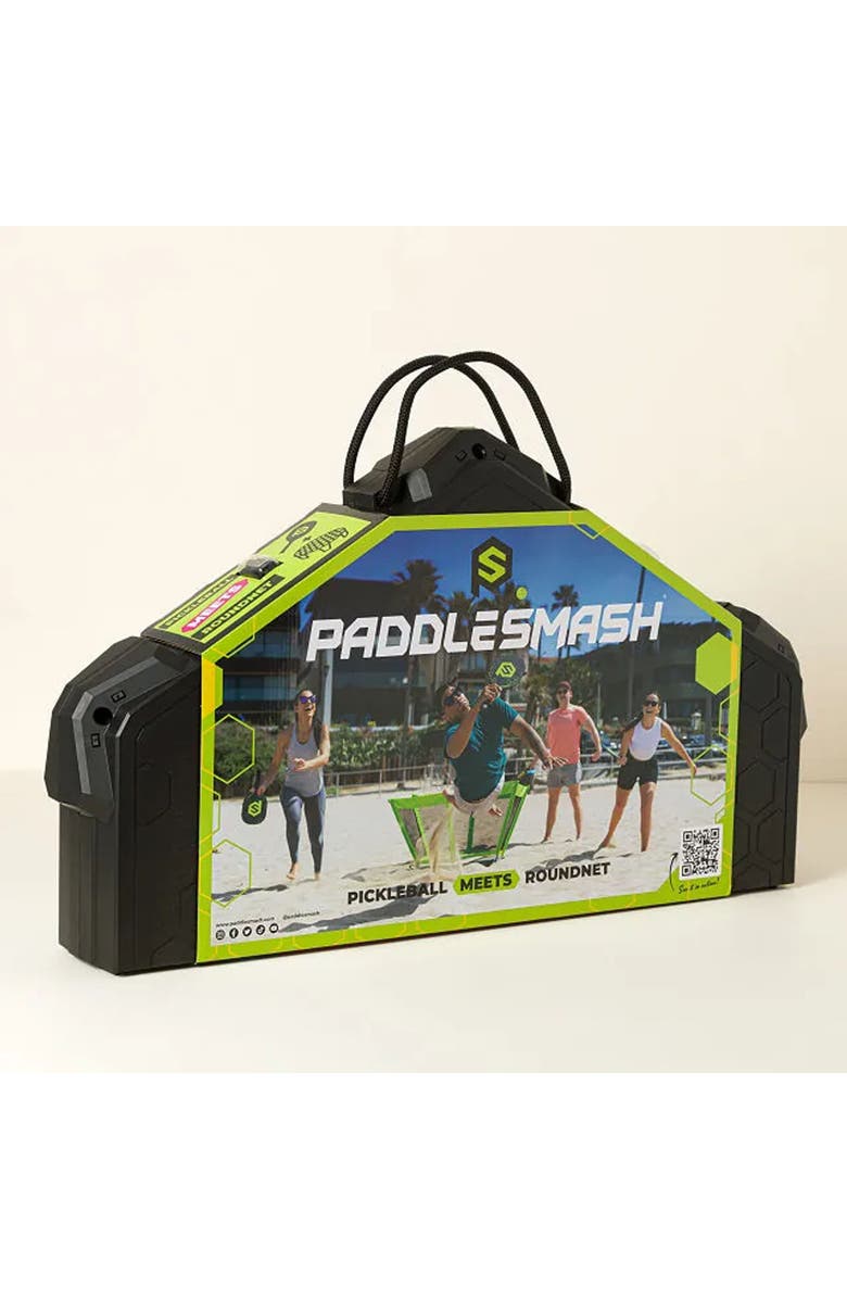 Uncommon Goods Paddle Smash Backyard Pickleball Game, Alternate, color, Neon Green / Black