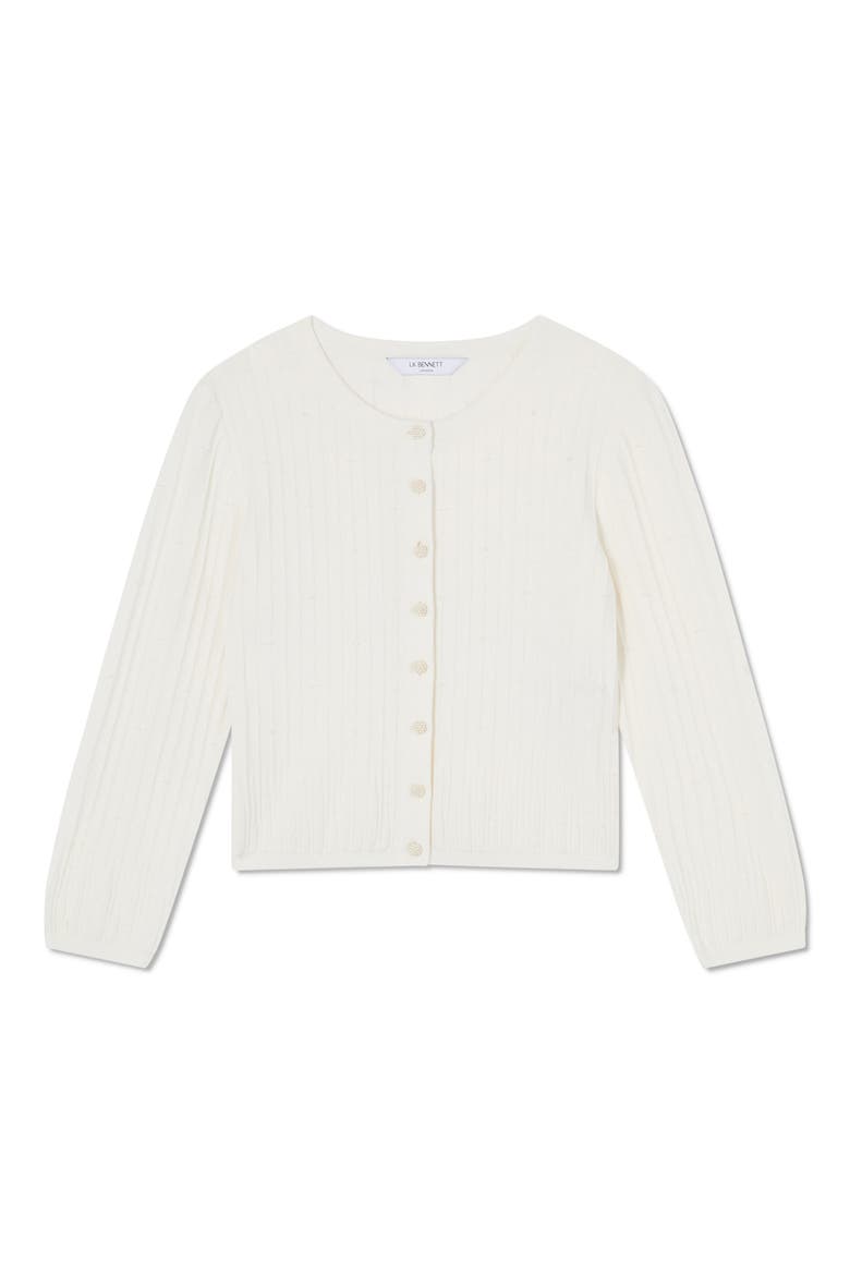 Maria Rib Cardigan, Alternate, color, IVORY