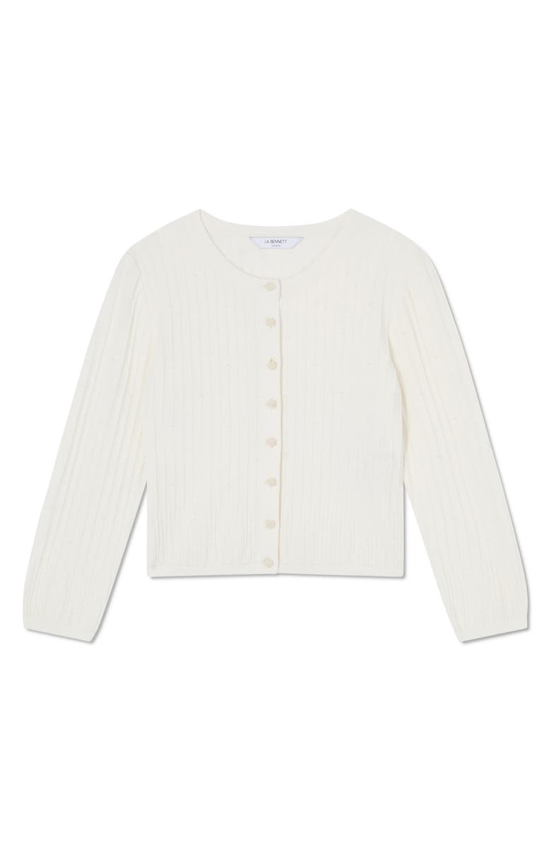 LK Bennett Maria Rib Cardigan, Alternate, color, 
