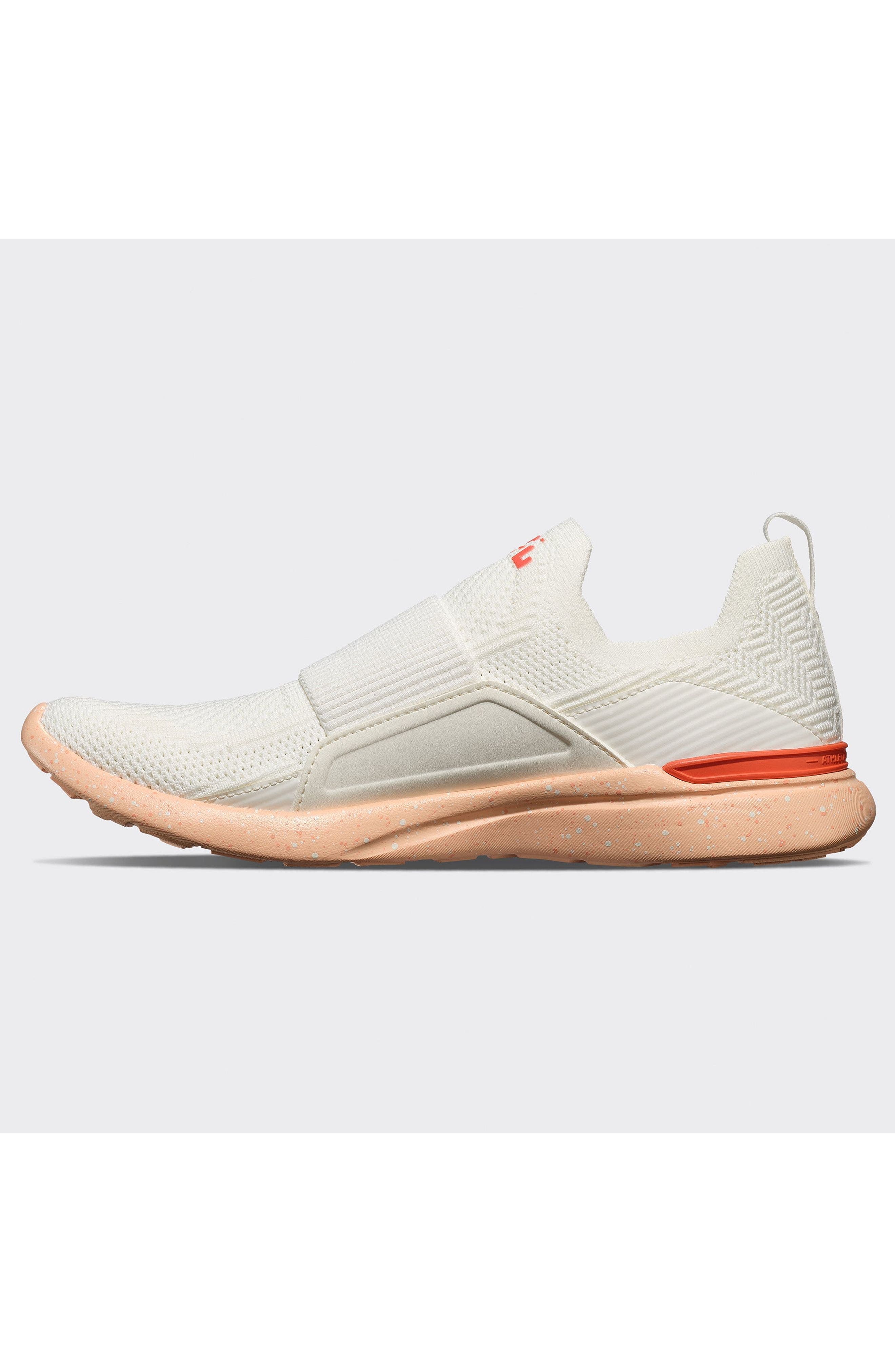 Women's TechLoom Bliss Ivory Faded Peach Blood Orange Sneaker, Alternate, color, Ivory-FadedPeach-BloodOrange