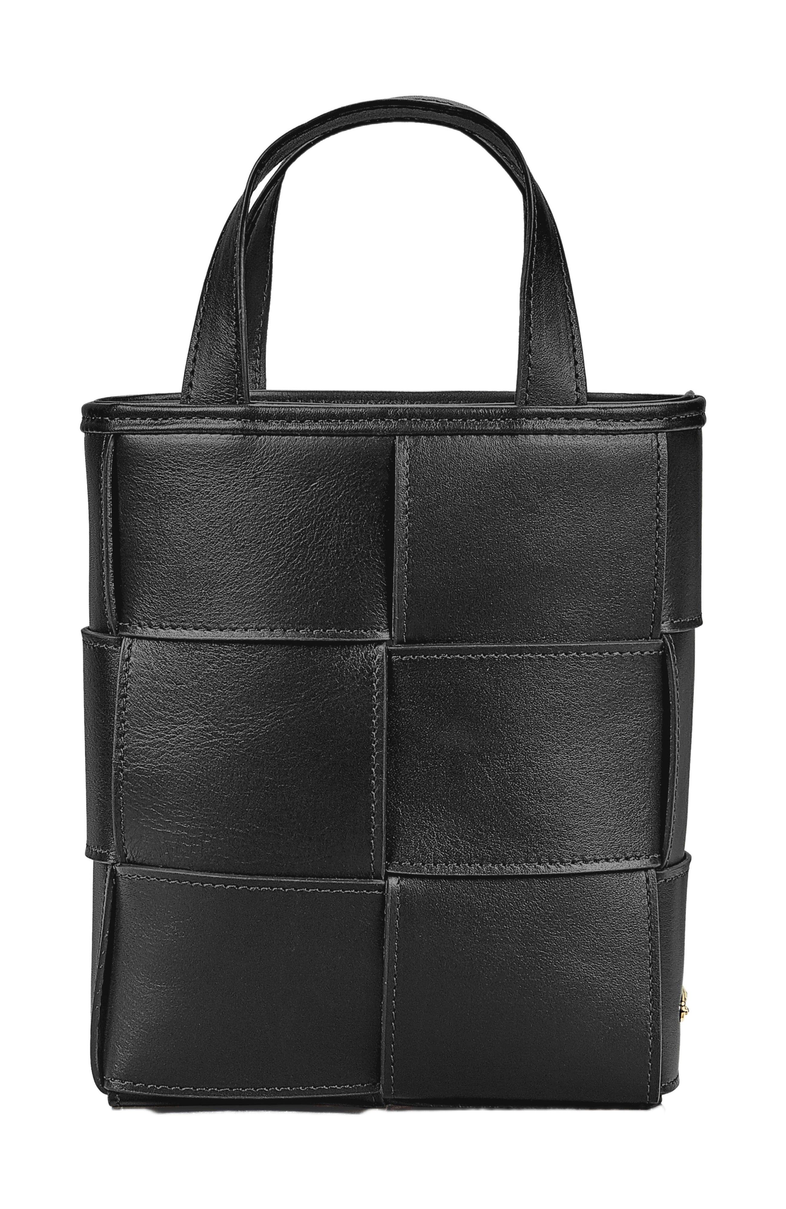 GiGi New York CHLOE MINI SHOPPER, Alternate, color, Black