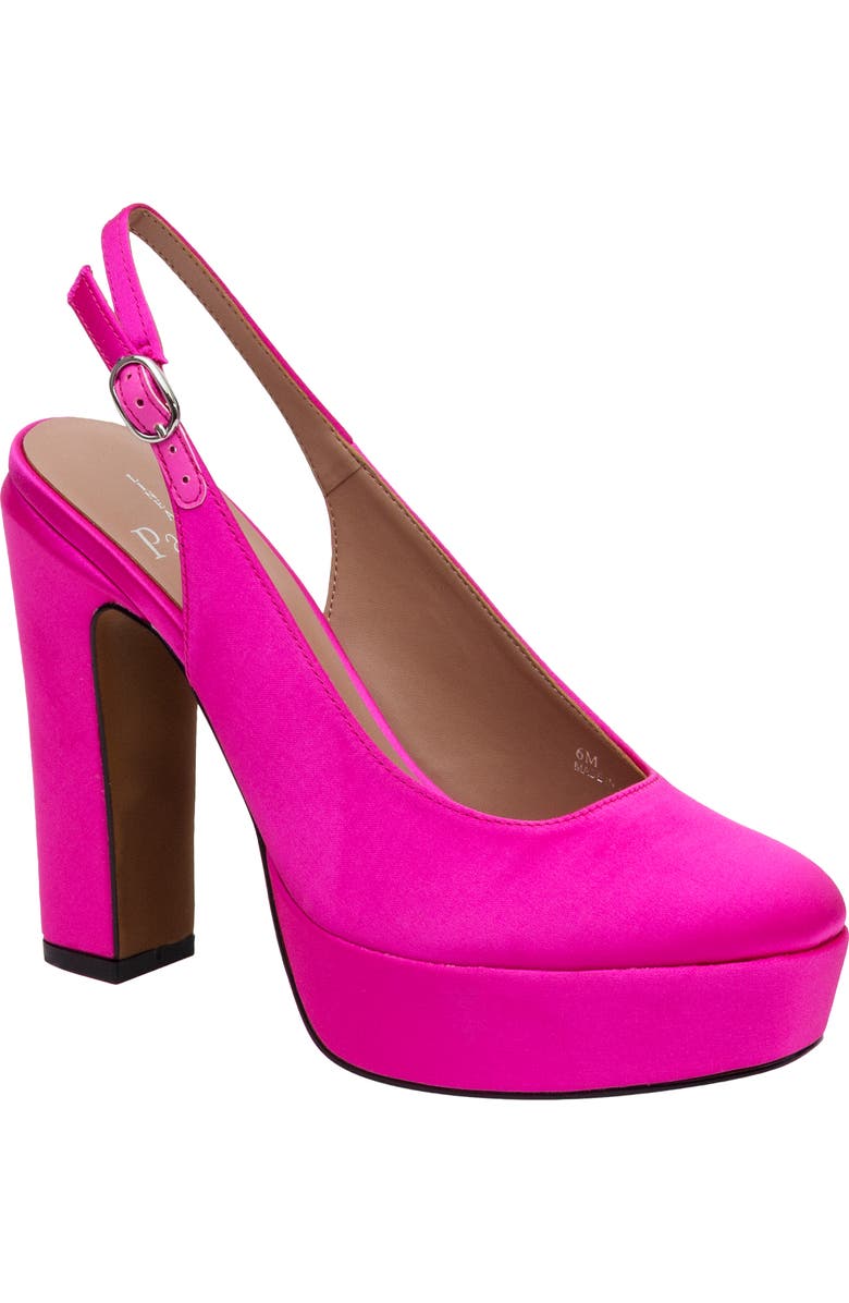 Linea Paolo Ivie Slingback Platform Pump, Main, color, Pink
