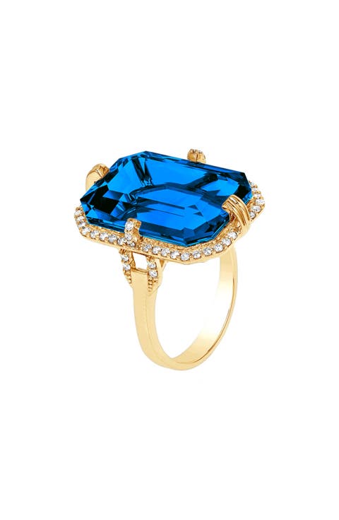 Gossip Emerald Cut Ring