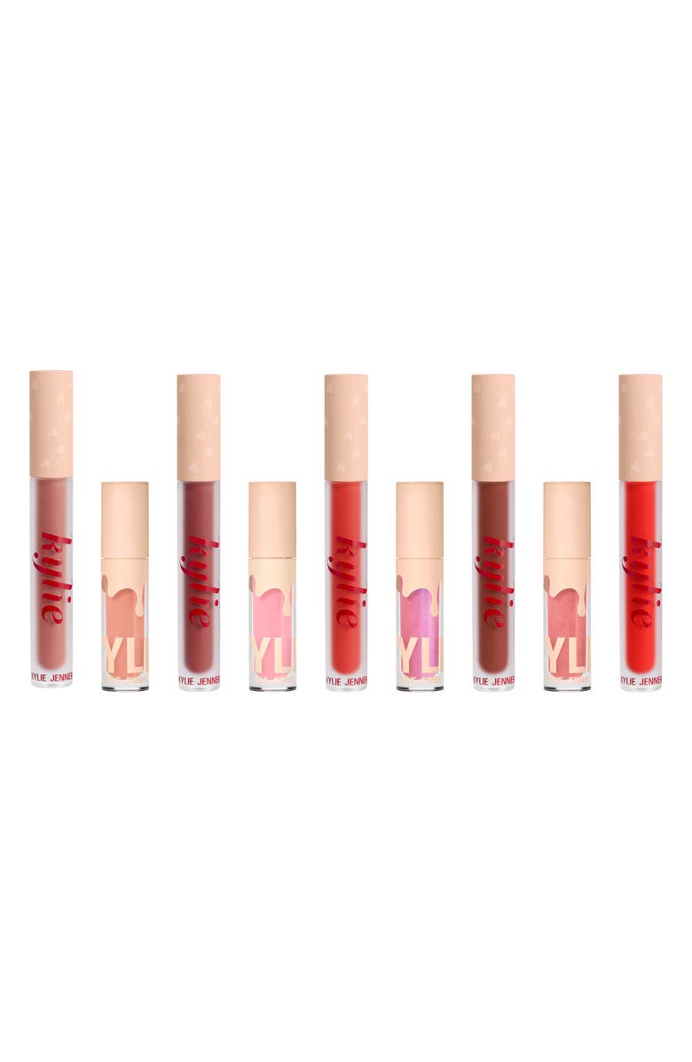 Kylie Cosmetics Reindeer Liquid Lipstick Set, Main, color,