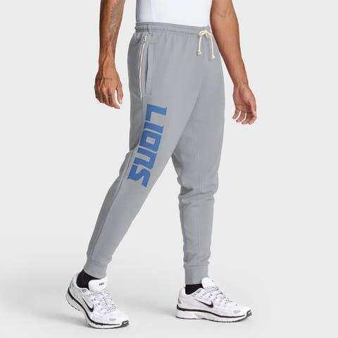 Men's Nike Gray Detroit Lions Sideline Ground Game Performance Taper Pants