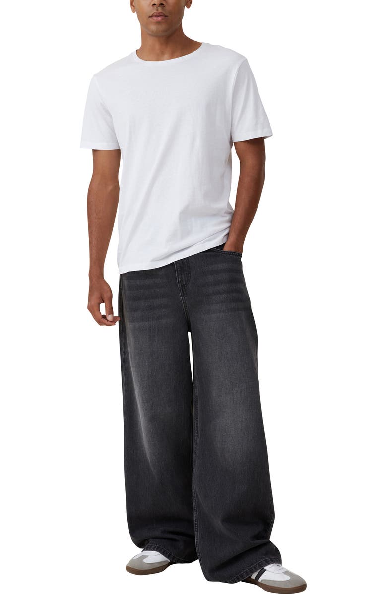 Cotton On Super Baggy Wide Leg Jeans, Alternate, color,