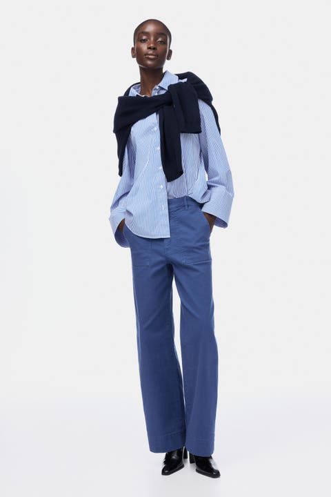 Cotton Canvas Pants