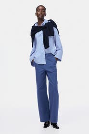 H&M Cotton Canvas Pants