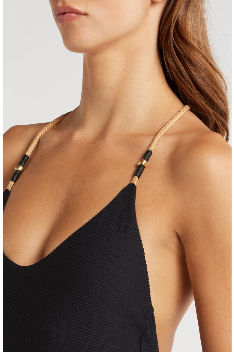Maiori Layla One-Piece Swimsuit, Alternate, color, BLACK