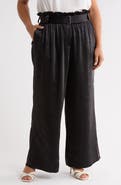 SUGARLIPS Nyssa Cole Belted High Waist Wide Leg Pants