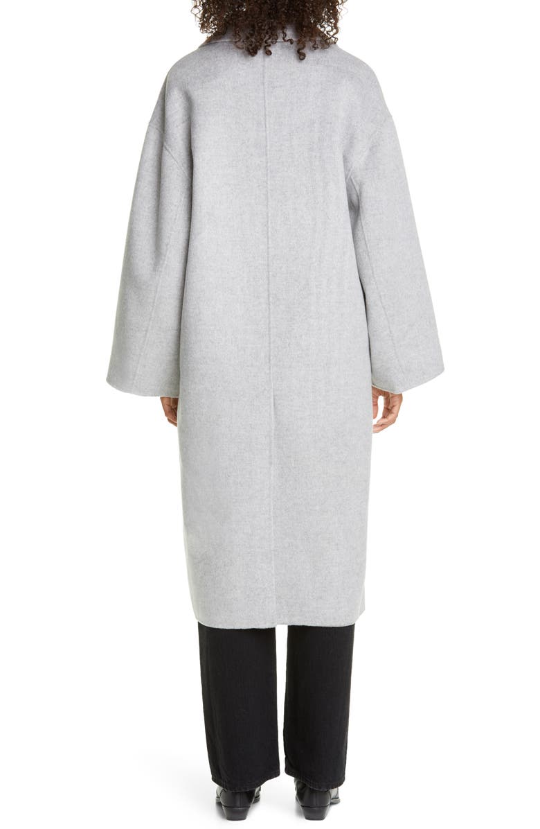 LOULOU DE SAISON Borneo Double Breasted Wool & Cashmere Coat, Alternate, color,