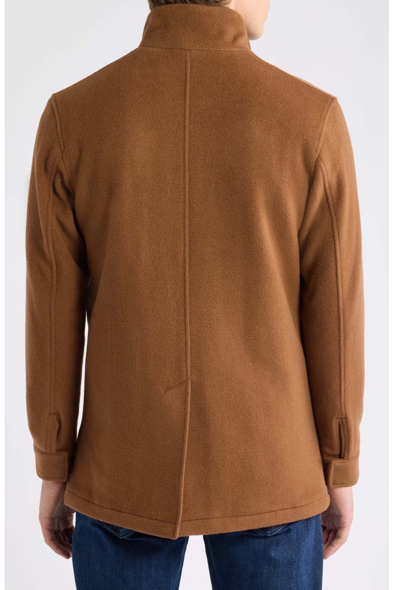 Crown Flex Merino City Coat, Alternate, color, DARK AMBER