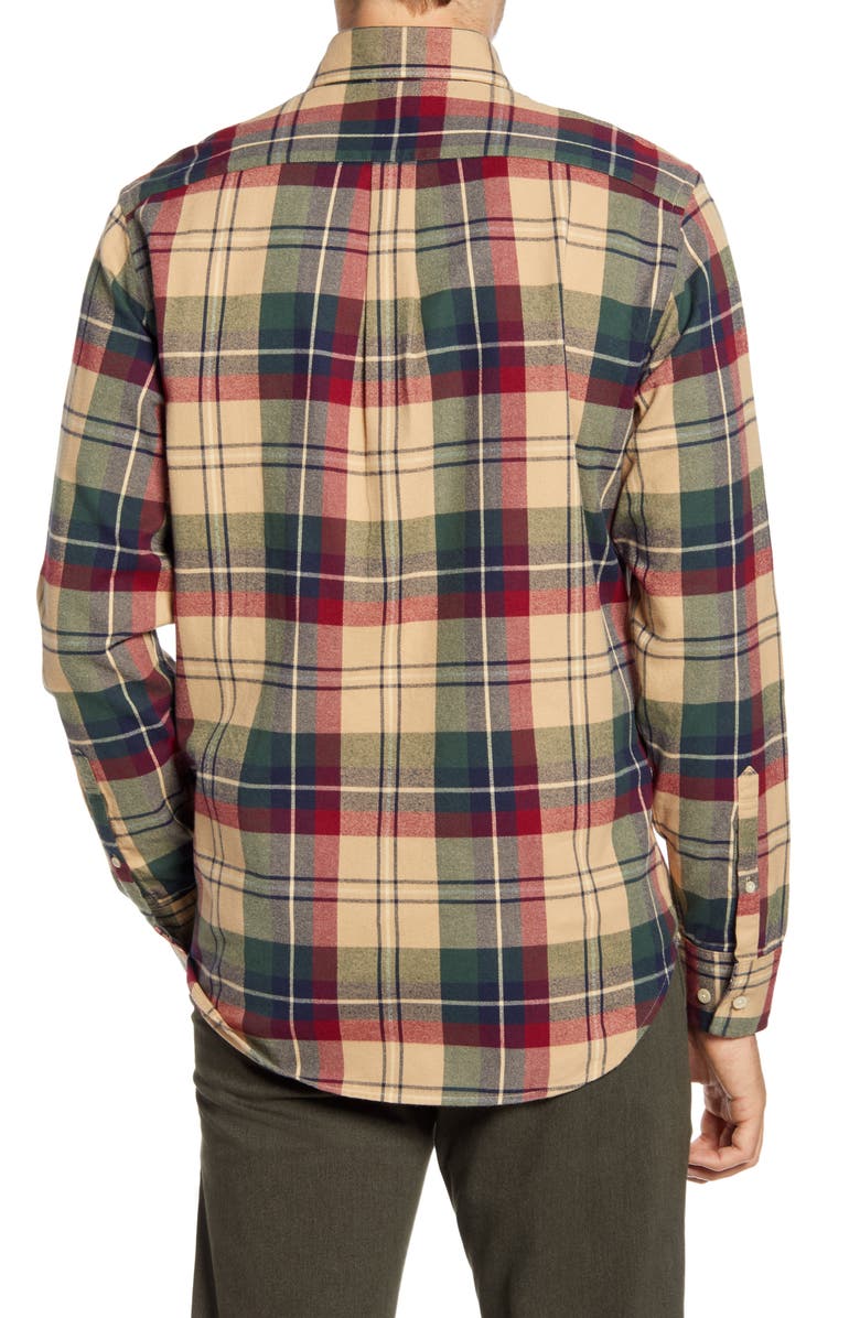 NN07 Levon 5913 Slim Fit Check Button-Down Flannel Shirt, Alternate, color, 