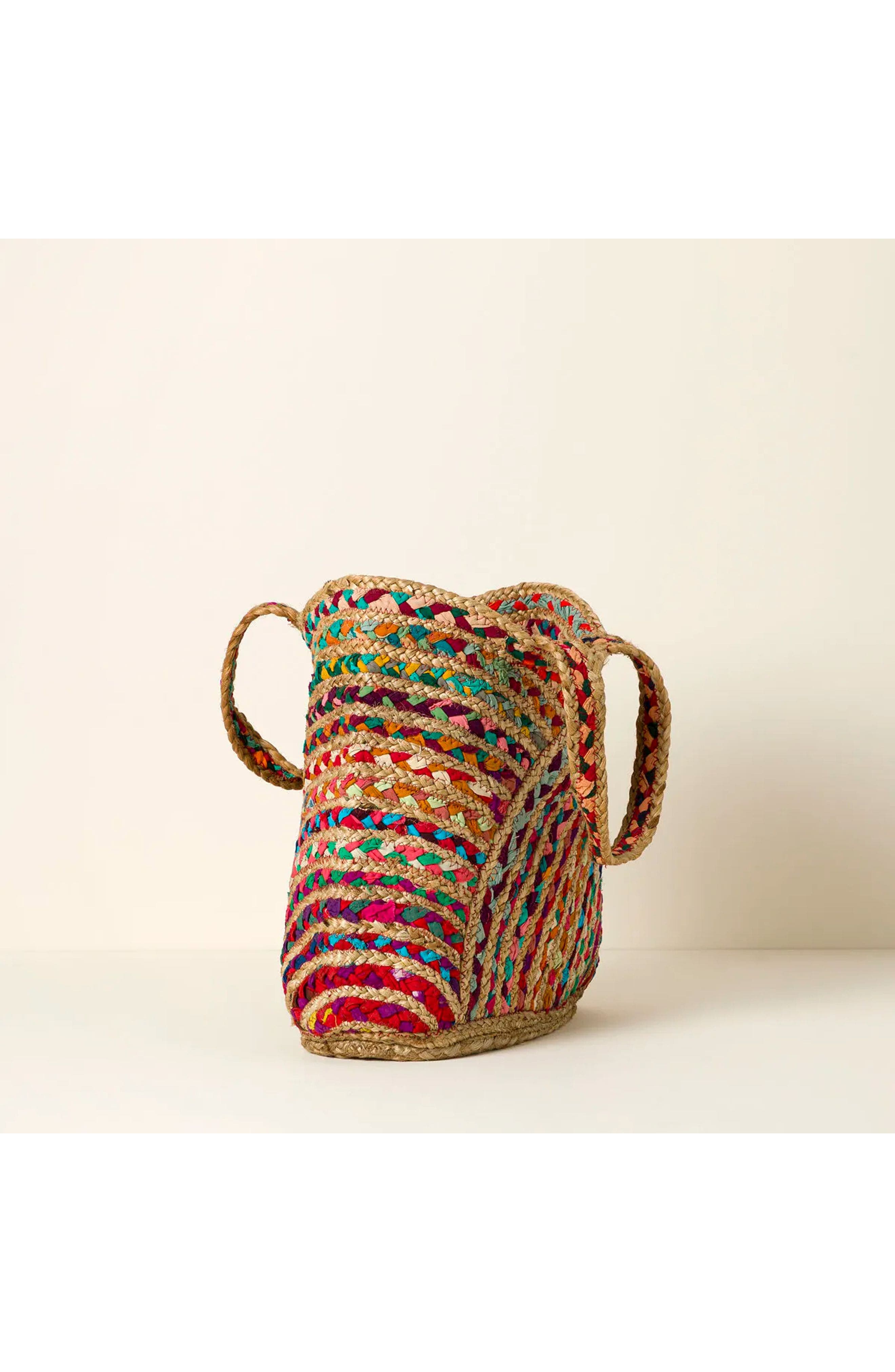 Repurposed Sari Carry-all Bag, Alternate, color, Multi