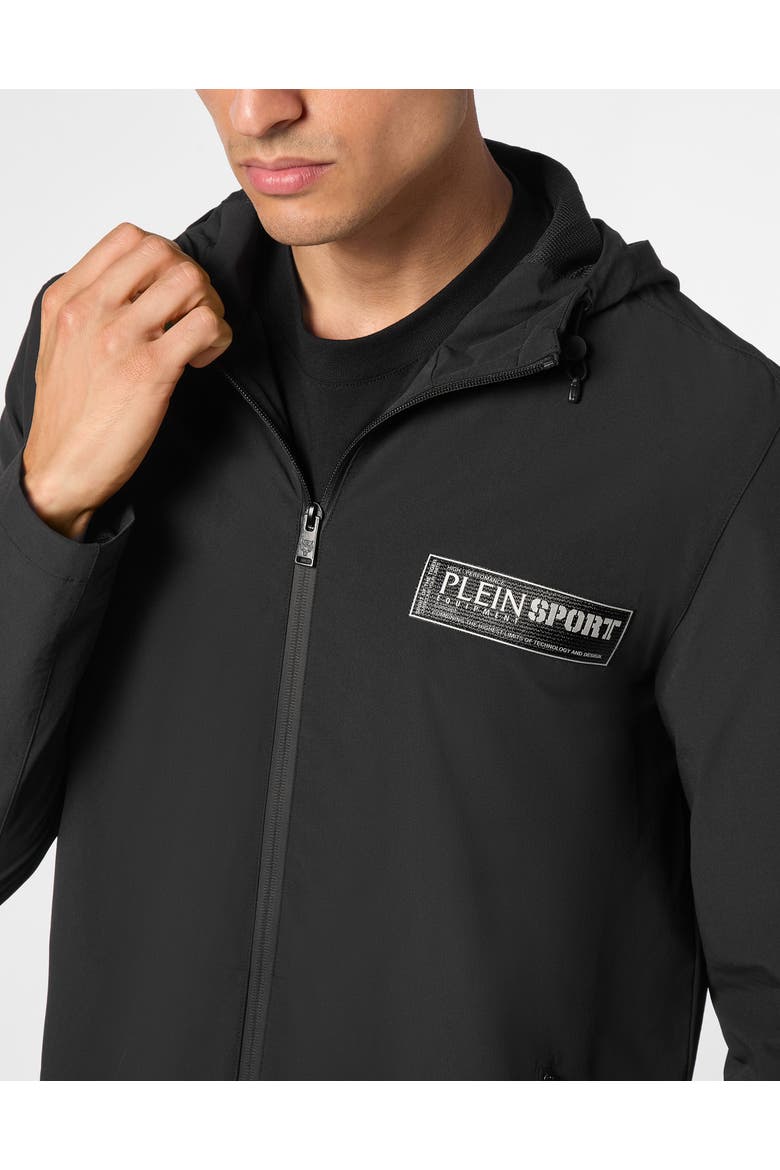 Hooded Sweatjacket Men, Alternate, color, black