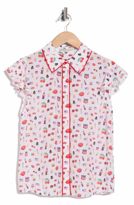 Willa Staceface Silk Top
