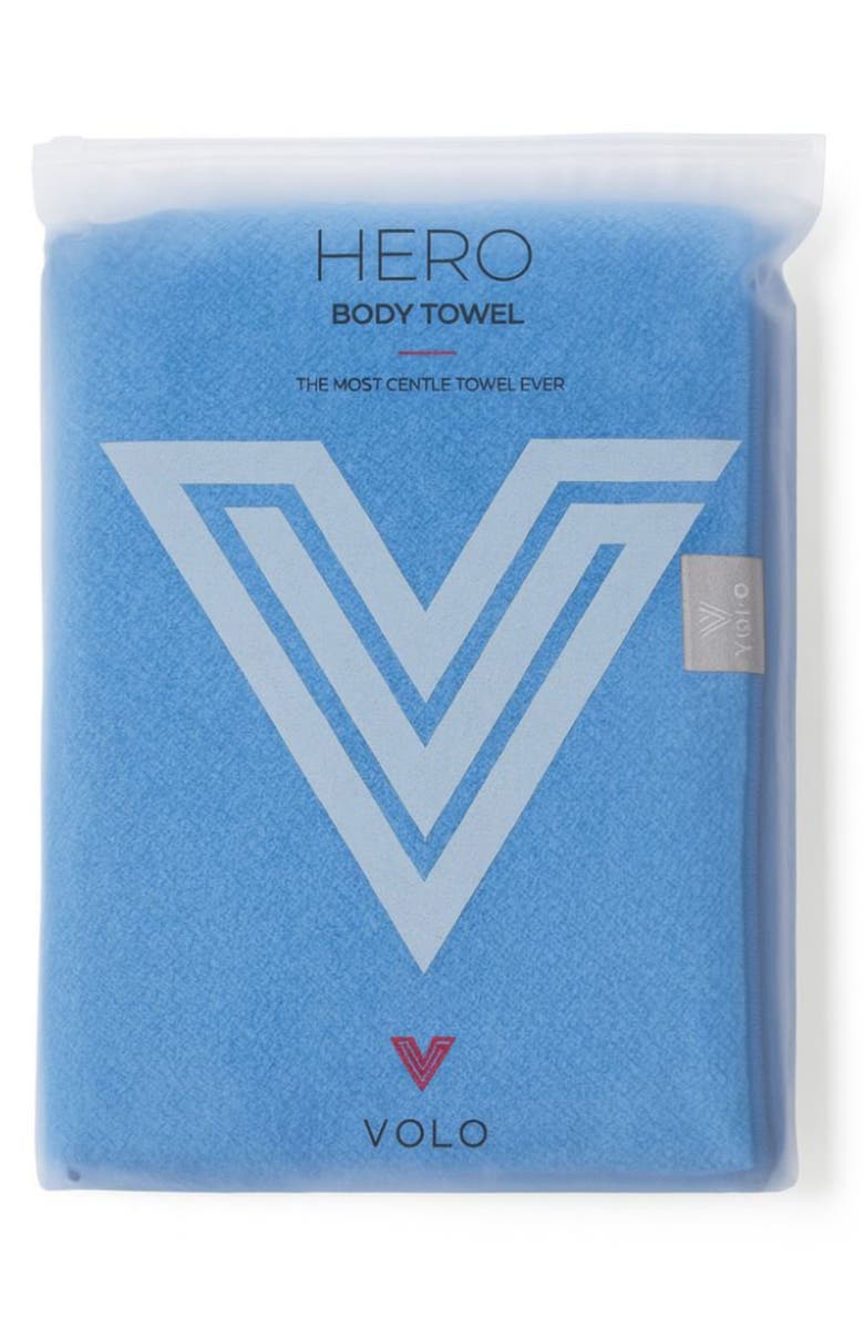 VOLO Body Towel, Alternate, color, Cielo Blue