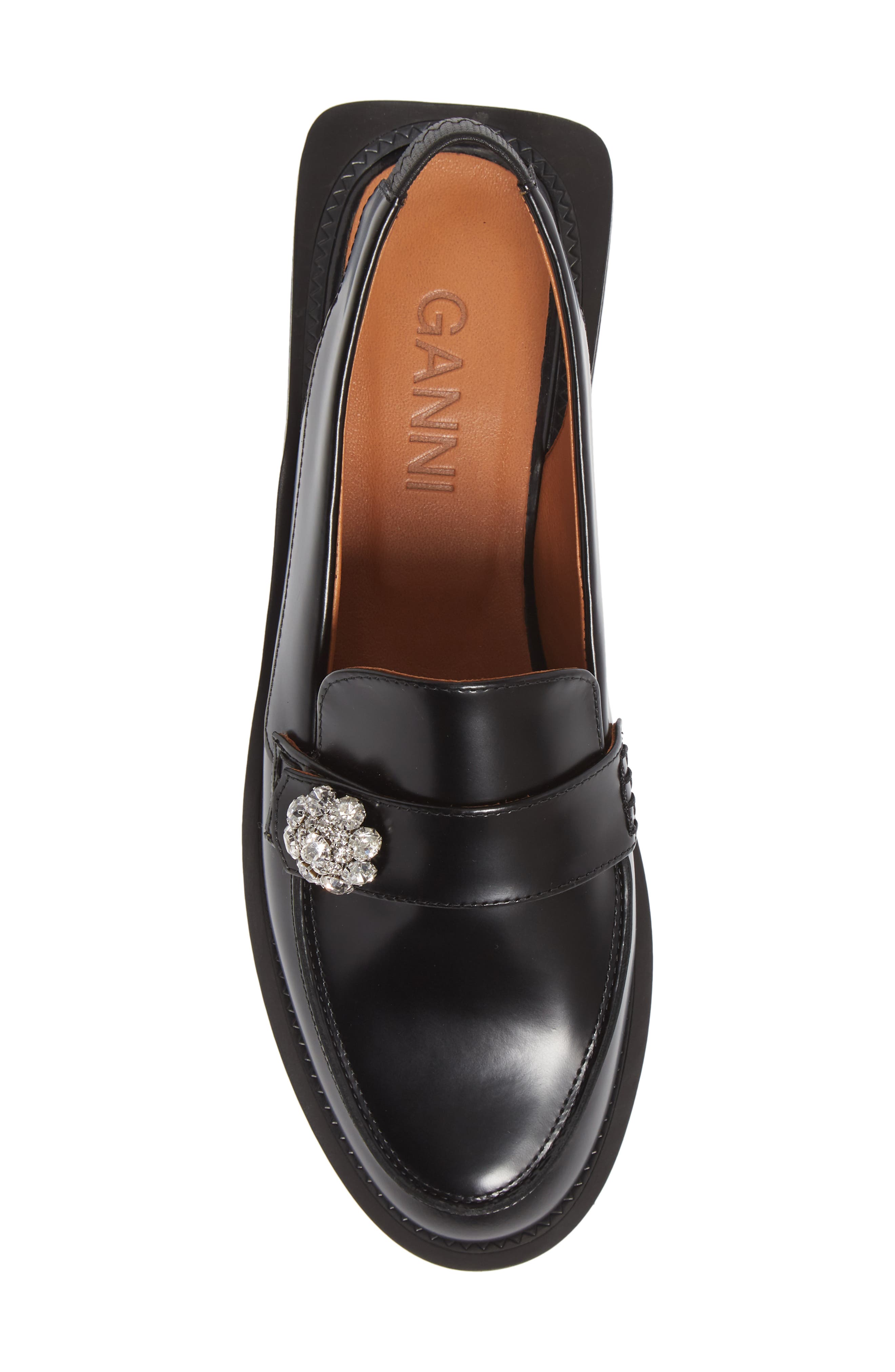 Slingback Loafer, Alternate, color, BLACK