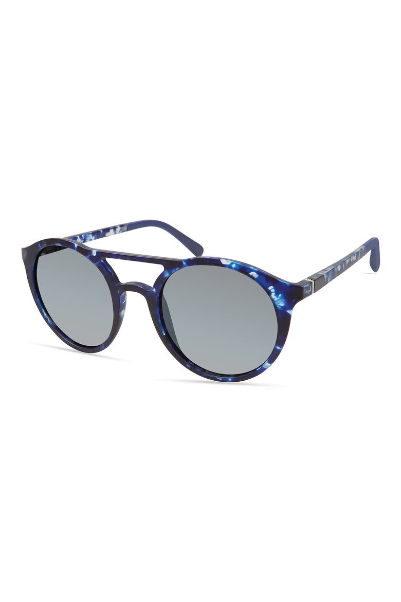 Brazos 49mm Aviator Sunglasses, Alternate, color, BLUE TORTOISE