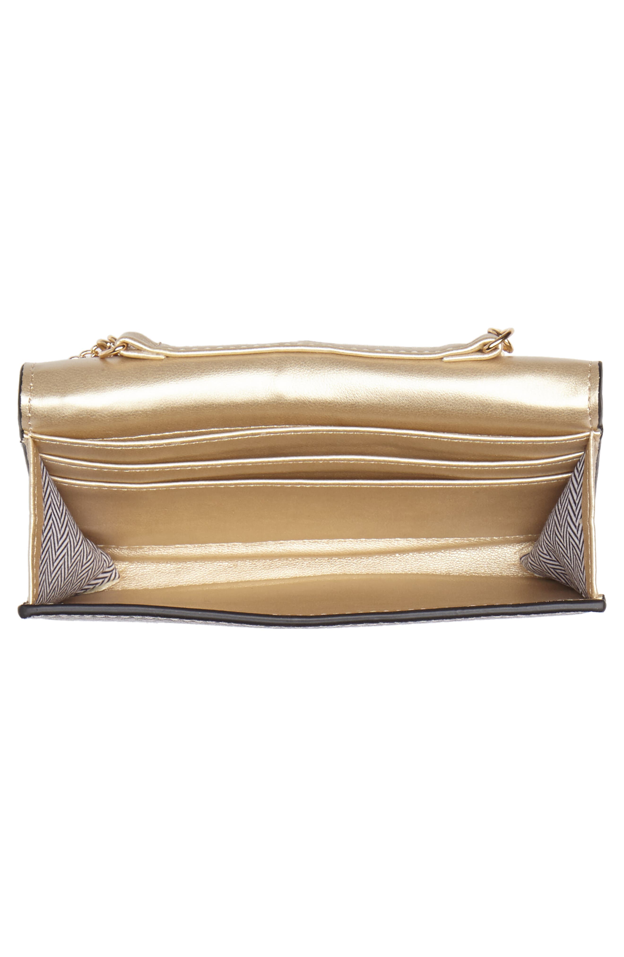 Mali + Lili Tassel Convertible Vegan Leather Envelope Clutch, Alternate, color, 