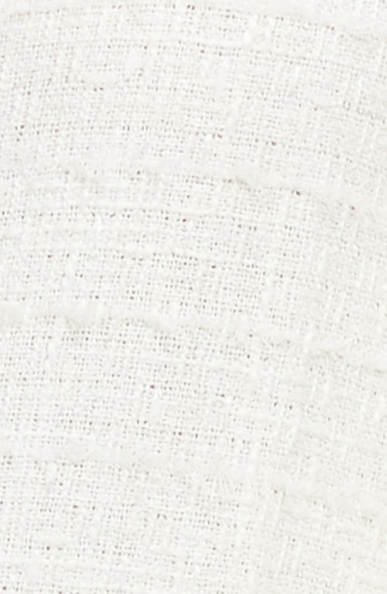 LIONESS Riviera Contrast Trim Tweed Jacket, Alternate, color, Porcelain