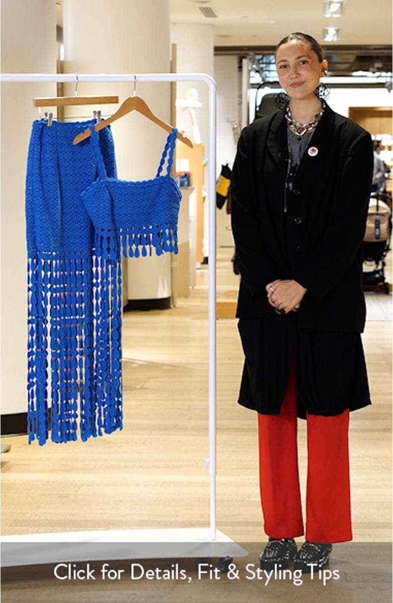 Elie Two-Piece Fringe Dress, sales video thumbnail