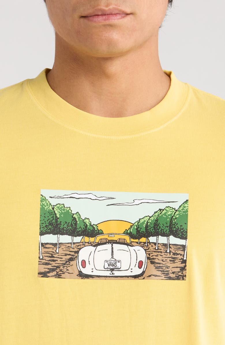 Vans Orchard Lane Graphic T-Shirt, Alternate, color, Banana Cream