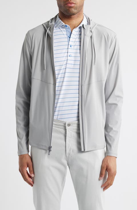 Marshal Stretch Nylon Hooded Jacket