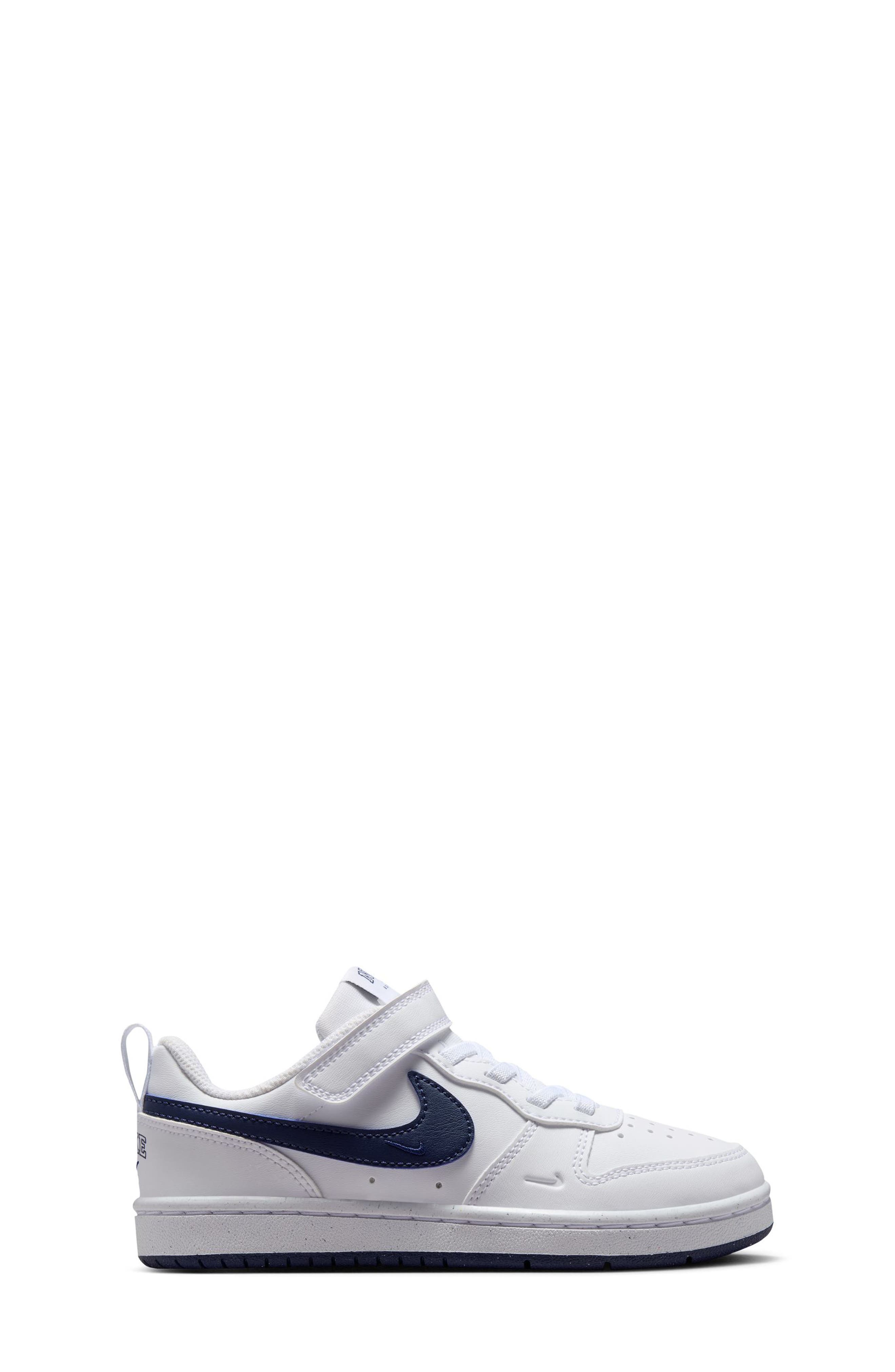 Kids' Court Borough Low Recraft Sneaker, Alternate, color, WHITE/ MIDNIGHT NAVY