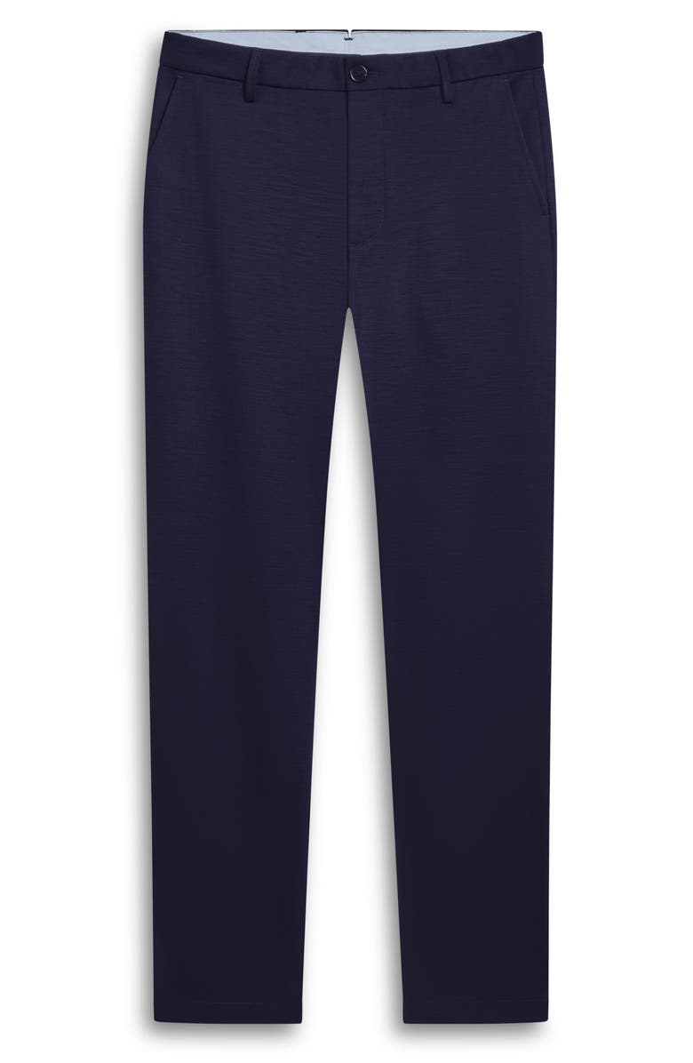 Bugatchi Slim Fit Stretch Chino Pants, Alternate, color, Navy