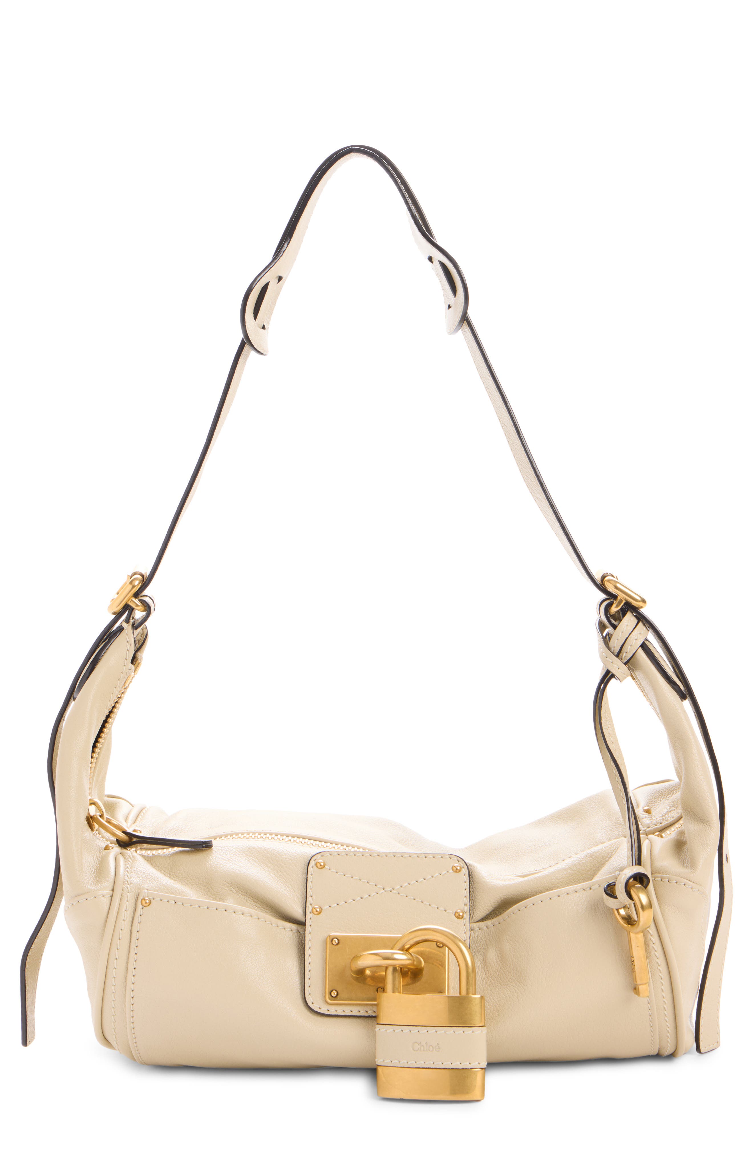 Paddington Leather Shoulder Bag, Main, color, CLOUDY CREAM