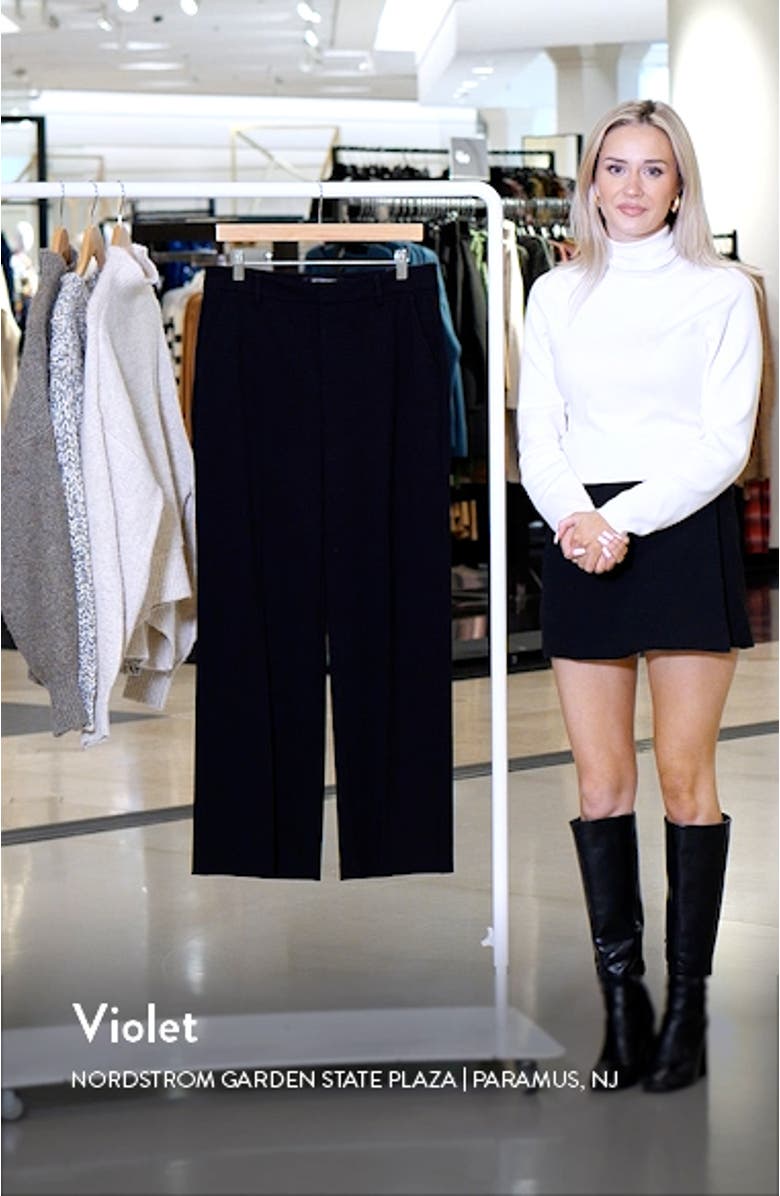 Kelsey Wide Leg Knit Trousers, sales video thumbnail