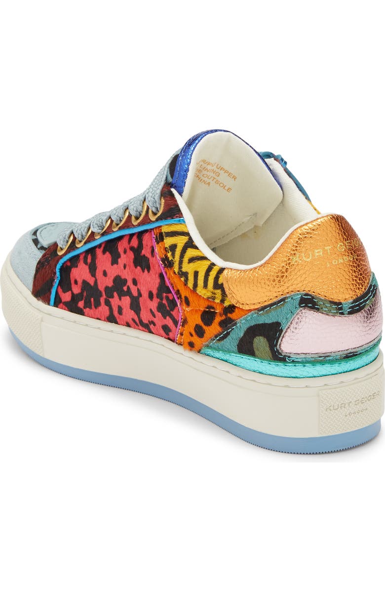 KG Kurt Geiger Southbank Tag Genuine Calf Hair Sneaker, Alternate, color, Blue/ Dark C