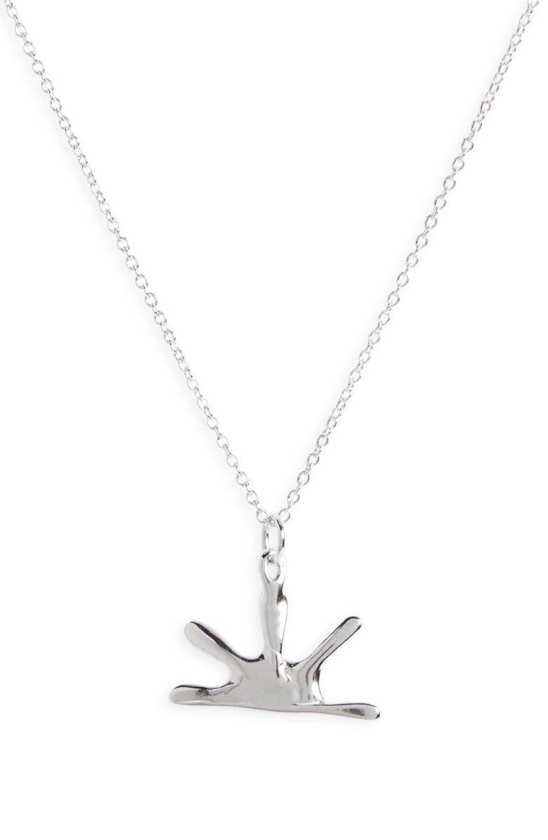 Bar Jewellery Abstract Sun Pendant Necklace, Main, color, 