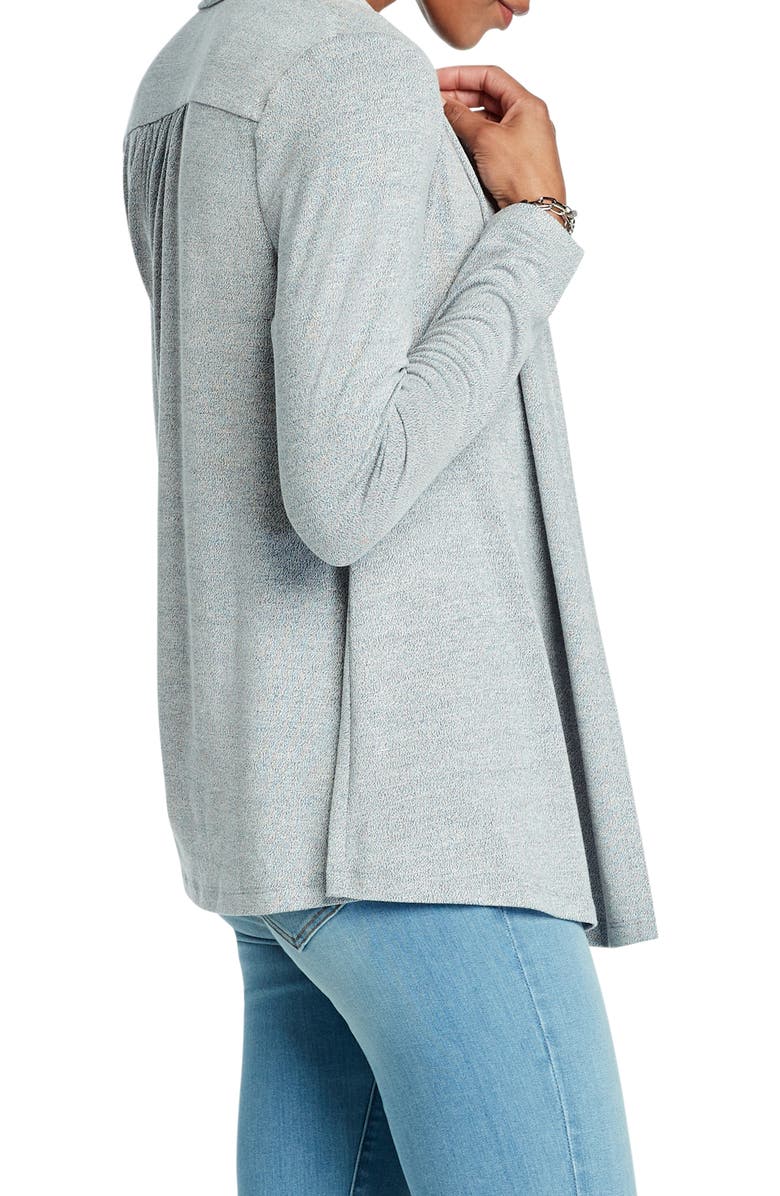 NIC+ZOE Eaze Marl Open Cardigan, Alternate, color, 