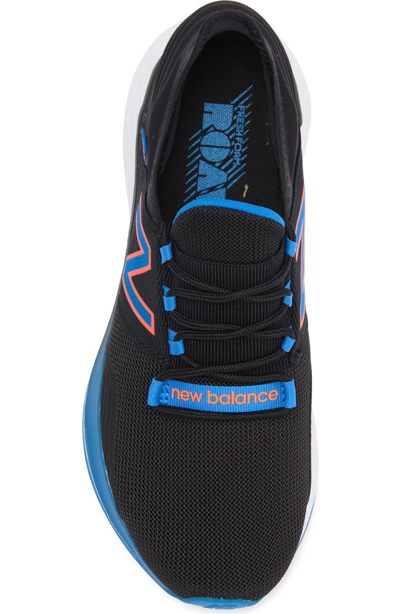 New Balance Fresh Foam Roav Knit Sneaker, Alternate, color, Black/ Serene Blue