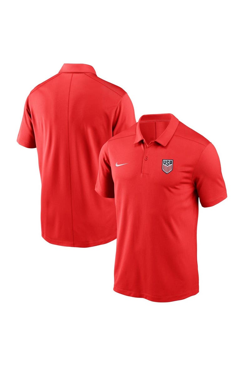 Men's Nike  Red USMNT Victory Performance Polo, Main, color, Red