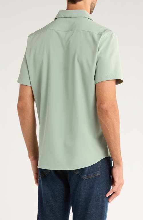 Dkny Sportswear Lenox Short Sleeve Button-up Shirt In Multi