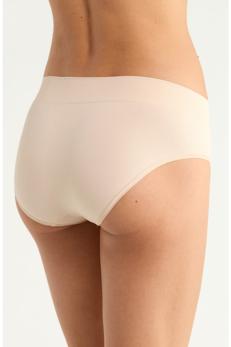 3-Pack Seamless Hipster Briefs, Alternate, color, BEIGE SMOKE