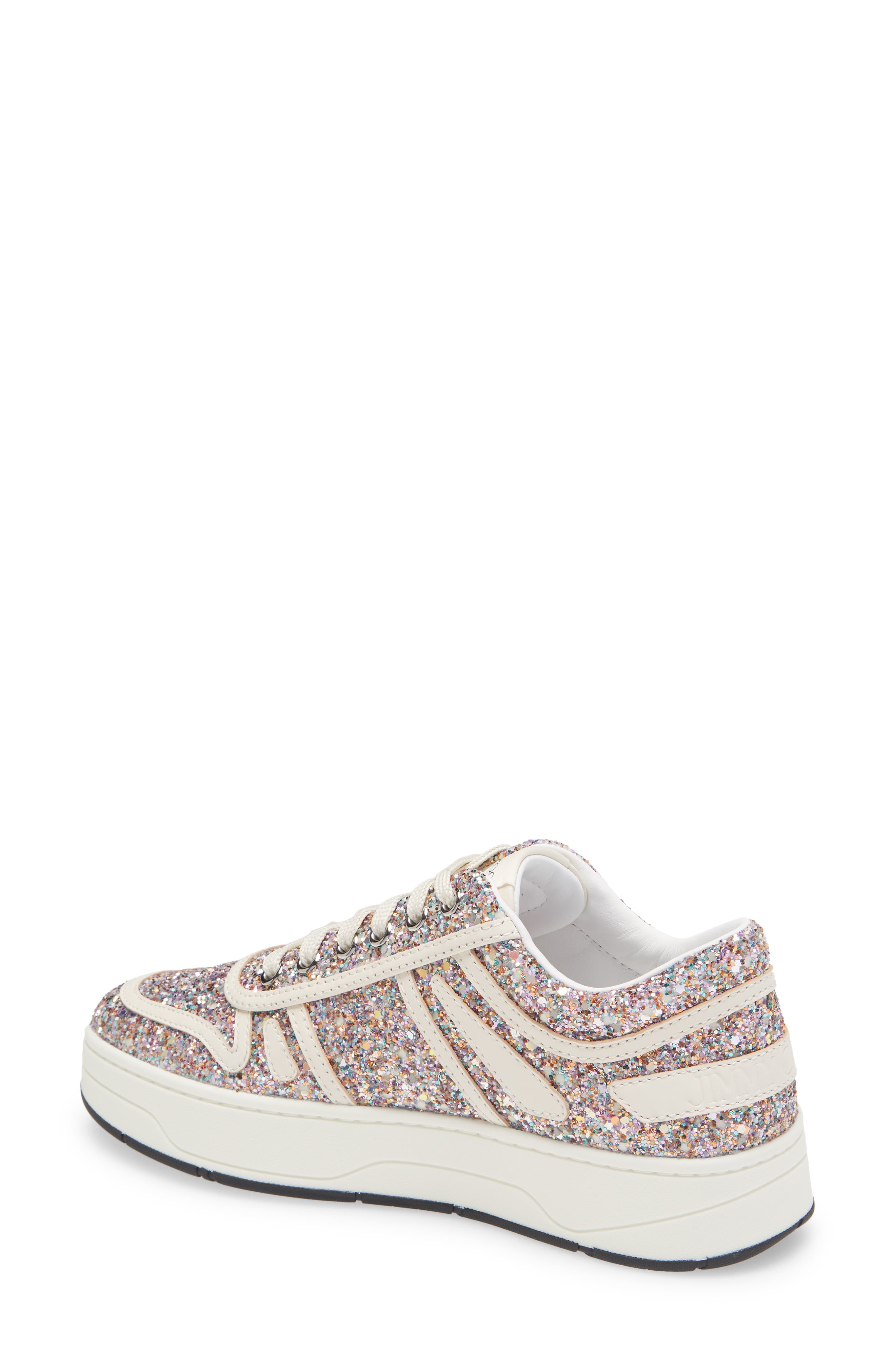Jimmy Choo Hawaii Glitter Sneaker, Alternate, color, 