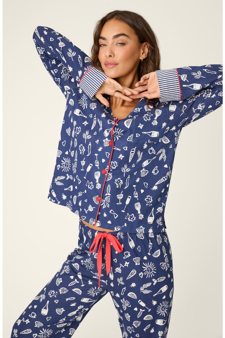 Playful Print Pajamas, Alternate, color, DARK NAVY