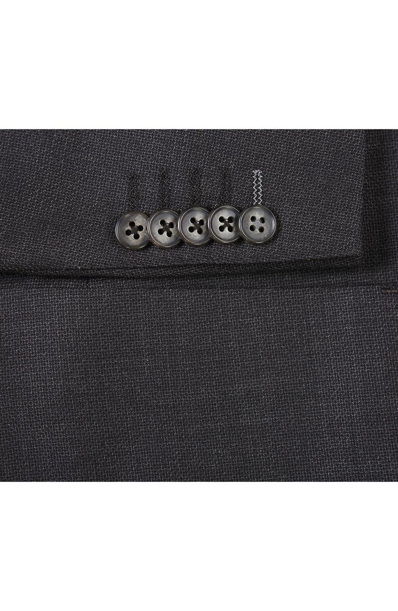 English Laundry Notch Lapel Wool Blend Two-Piece Suit, Alternate, color, Brown