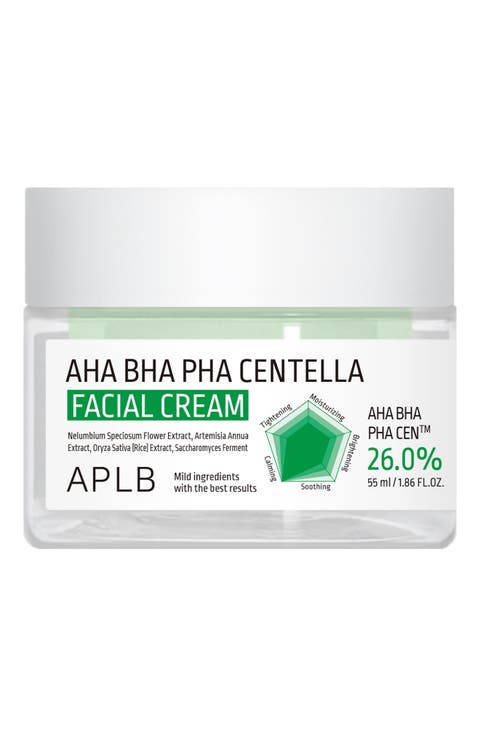 AHA BHA PHA Centella Facial Cream