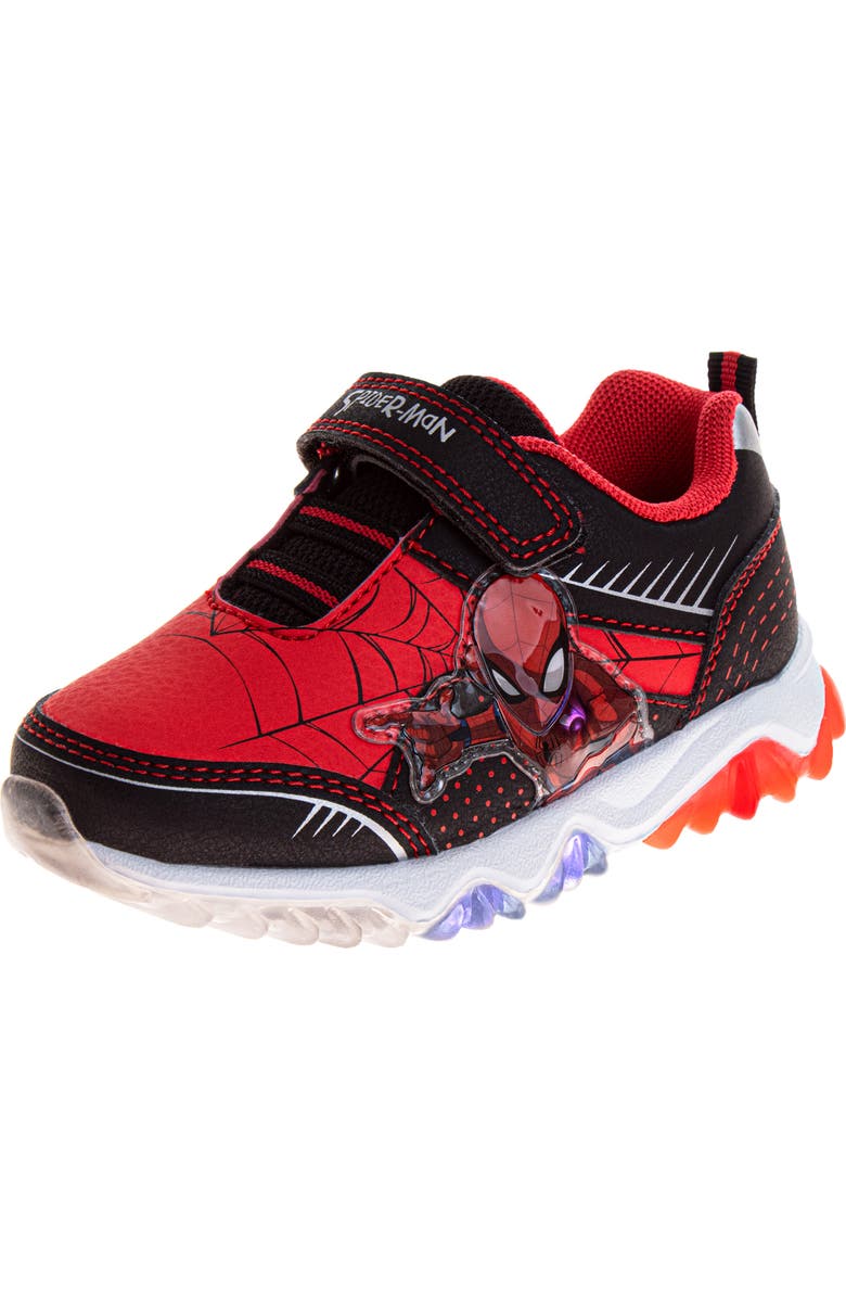 JOSMO Kids' Spider-Man Sneaker, Main, color, Black/ Red