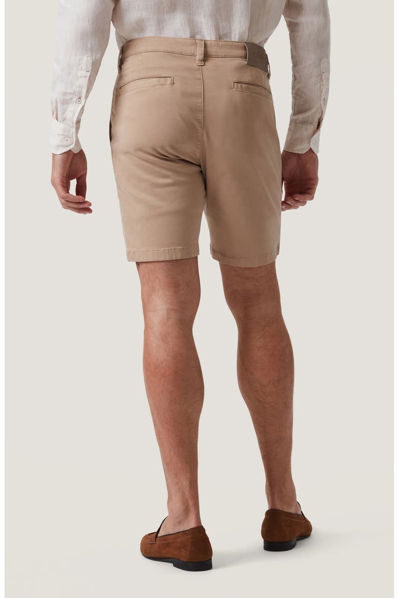 Arizona Slim Fit Stretch Twill Chino Shorts, Alternate, color, PEBBLE TWILL