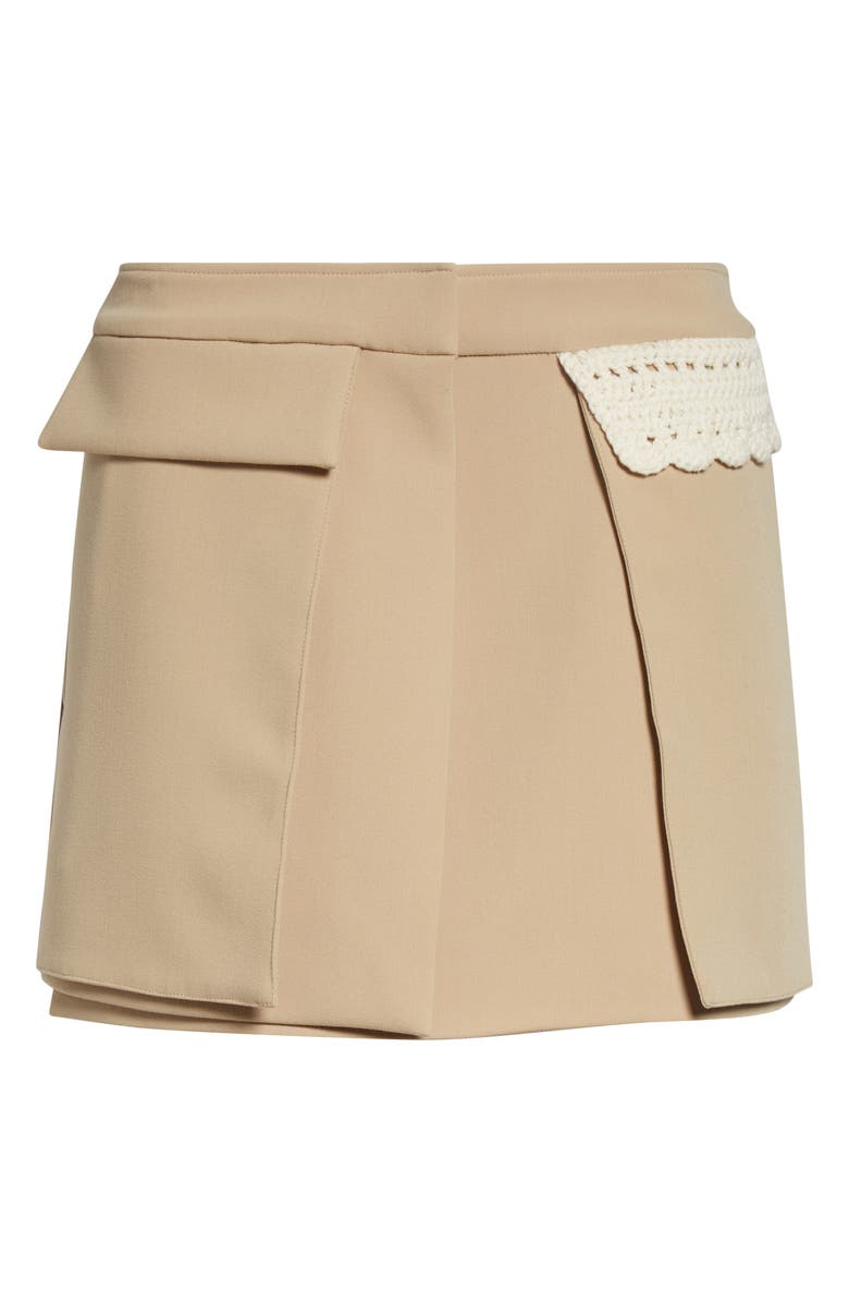 Stine Goya Waist Panel Miniskirt, Alternate, color, Ecru