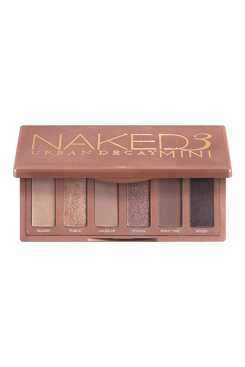 Naked3 Mini Eyeshadow Palette, Main, color, NO COLOR
