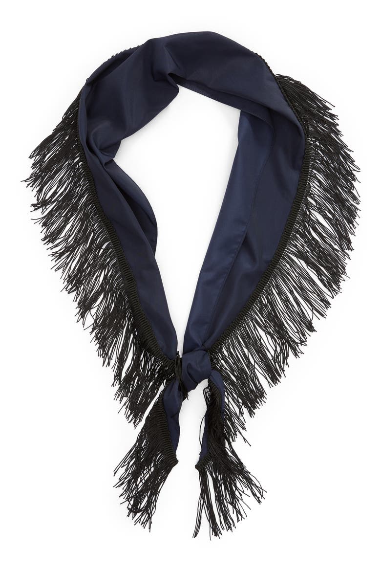 Fringe Frenzy Scarf, Alternate, color, BLACK