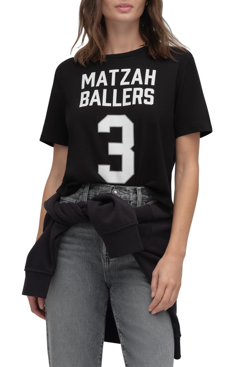 x 'Nobody Wants This' Matza Ballers Graphic T-Shirt, Main, color, BLACK