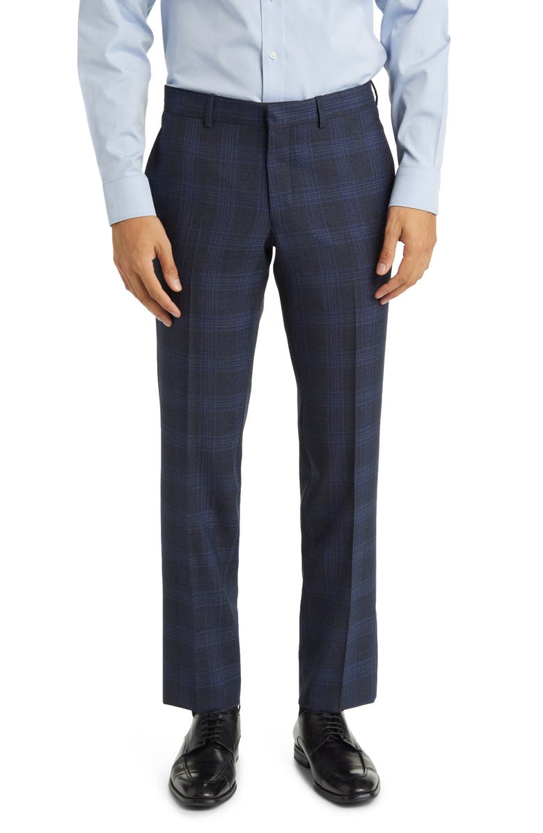 Ted Baker London Roger Extra Slim Fit Plaid Wool Suit, Alternate, color, 